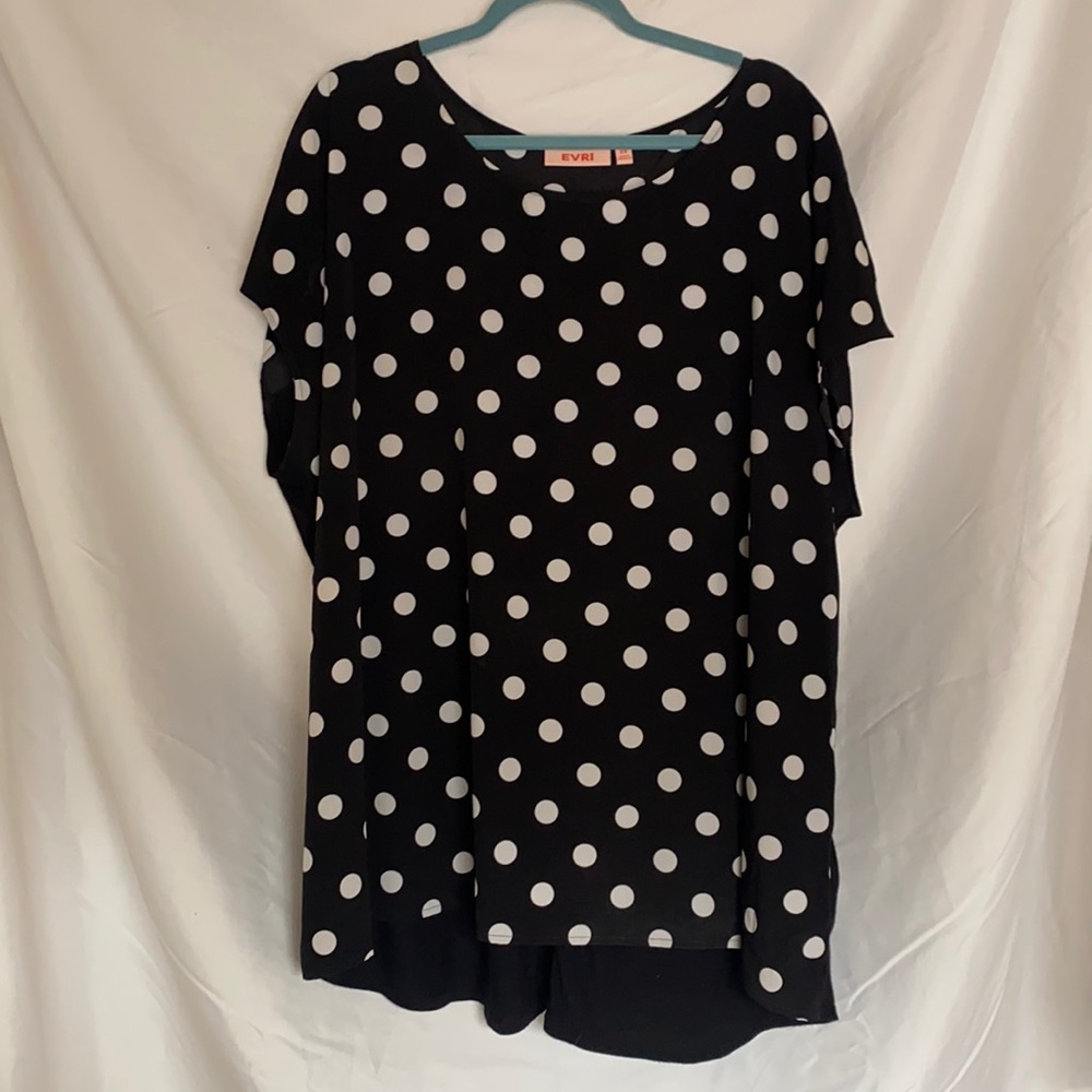 Evri Polka Dot Blouse